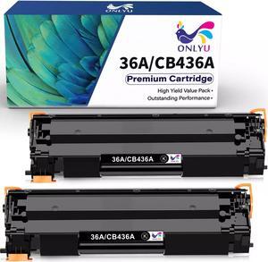 2Pack Toner for CB436A 36A Cartridge LaserJet M1522n MFP M1522nf P1505 P1505n