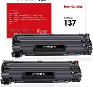 2-pack Toner Premium CRG137 for 137 ImageClass LBP151dw D570 MF211 MF212w