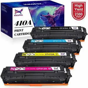 4 Toner for 410A CF410A Color Laserjet Pro Mfp M477fnw M477fdw M477fdn M452dn