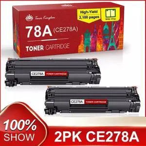 2 Pack 78A CE278A Toner for LaserJet Pro M1536DNF MFP P1606DN P1560 P1566