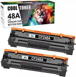 2x CF248A Compatible for 48A Toner LaserJet Pro M15w M16W MFP M29W M28W M28A