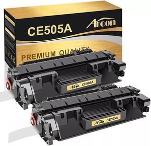 2 x CE505A 05A Toner Compatible with  LaserJet P2055DN P2055D P2035N P2030