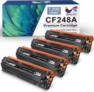 4PK CF248A 48A Toner Cartridges Compatible for  LaserJet Pro M15a M16w M30w