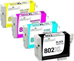 802 XL T802XL Compatible Cartridges for Epson Ink fits WorkForce Pro WF-4720 WF-4730
