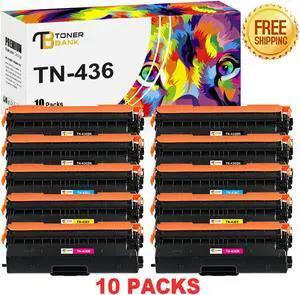 10x Toner Set Compatible for Brother TN436 HL-L8360CDW MFC-L8900CDW MFC-L9570CDW