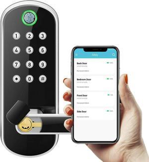 Sifely Biometric Fingerprint Digital Keypad Keyless Entry Code Smart Door Lock