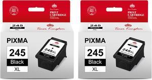 Refurbished 2pk black PG245XL Ink Cartridge for Canon PIXMA MG2522 MG2520 TS3122 MX490 MX492