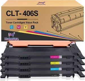 Set of 4 PK Color CLT-K406S Toner Cartridge For Samsung Xpress SL-C460W SL-C410W