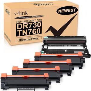 LD Products Compatible Toner Cartridge Replacement for Brother TN760 TN-760  TN 760 TN730 TN-730 (Single Black) for DCP-L2550DW, HL-L2325DW