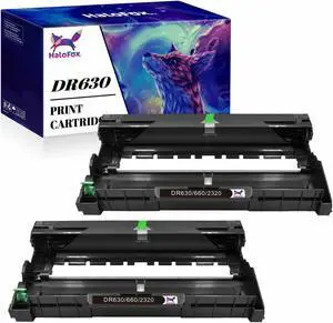 2PK DR630 DR-630 Drum Unit Compatible With Brother TN660 MFC-L2700DW DCP-L2540DW