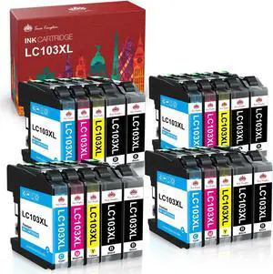 20x Ink Cartridges for Brother LC103 XL MFC-J470DW MFC-J475DW MFC-J870DW J875DW