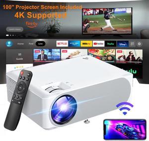 VANKYO Projector 22000 Lumens 4K 1080P FHD 5G WiFi LED Movie Video Home Theater HDMI AV