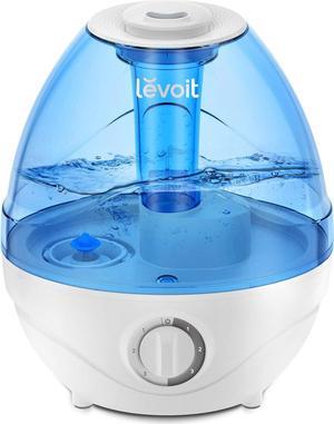 LEVOIT Humidifiers for Bedroom Large Room (2.4L Water Tank), Cool Mist for Home Whole House, Quiet for Baby Nursery, Adjustable 360° Rotation Nozzle, Ultrasonic, Auto Shut off, Night Light, BPA-Free