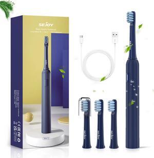 Electric Toothbrush Rechargeable With 4 Brush Heads for Adults and Kids