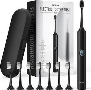 Sonic Electric Toothbrush USB Rechargeable Power Toothbrush With 8 Brush Heads