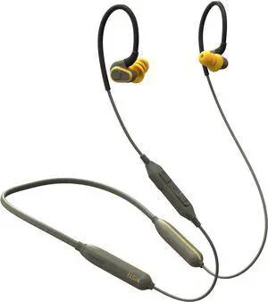 Elgin Rumble Bluetooth Earplug Earbuds, 27 dB Noise Reduction Wireless Headphones with Noise Cancelling Mic, 20 Hour Battery Life, IP67 Waterproof, OSHA Compliant Hearing Protection for Work