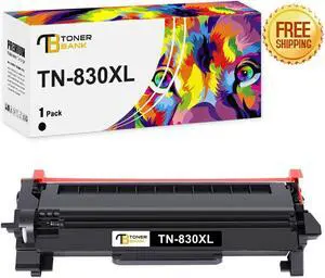 TN830 1PK With Chip Compatible TN830XL Bk 3000, DCP-L2640DW/DCP-L2647DW, HL-L2400D