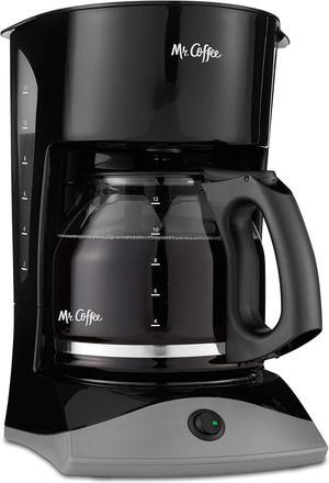 Mr Coffee Coffee Maker with Auto Pause and Glass Carafe 12 Cups Black