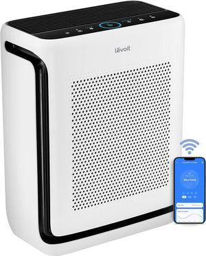 LEVOIT Air Purifiers for Home Large Room Up to 1800 Ft² in 1 Hr with Washable Filters, Air Quality Monitor, Smart WiFi, HEPA Sleep Mode for Allergies, Pet Hair, Pollen in Bedroom, Vital 200S-P