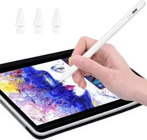 Stylus Pen for iPad 9th&10th Generation: Fast Charge iPad Pencil 1st/2nd Gen - Palm Rejection Apple Pencil - Compatible with 2018-2024 iPad Pro, iPad Mini, iPad Air Stylus Pen for iPad 9th&10th Generation: Fast Charge iPad Pencil 1st/2nd Gen - Palm Rejection Apple Pencil - Compatible with 2018-2024 iPad Pro, iPad Mini, iPad Air