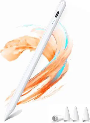 Stylus Pen for iPad with Palm Rejection, Painting Handwriting iPad Pencil Compatible with (2018-2024) iPad 9th/8th/7th/6th, iPad Pro 11/12.9, iPad Mini 6th/5th, iPad Air 5th/4th/3rd
