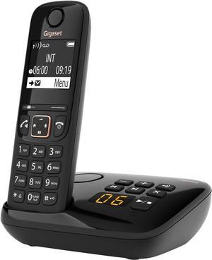 Gigaset A694A Expandable Cordless Phone - answering Machine - Caller ID - high Contrast Display - Brilliant Voice Quality HSP - Long Standby time 180 Hours - Made in Germany, Black