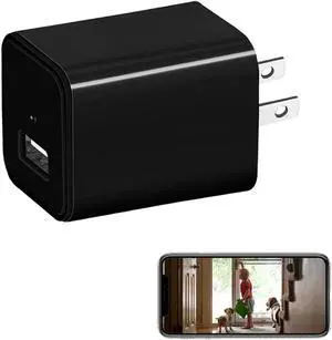Mini Hidden Camera WiFi Remote Viewing 1080 HD Audio Discreet Spy Nanny Camera