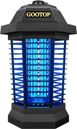 Bug Zapper Outdoor Electric, Mosquito Zapper, Fly Traps, Fly Zapper, Mosquito Killer, 3 Prong Plug, 90-130V, ABS Plastic Outer (Black)