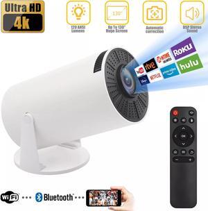 4K Mini Projector 10000 Lumen LED 1080P WiFi Bluetooth UHD Portable Home Theater