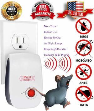 1 pack Pest Reject Pro Ultrasonic Repeller Home Bed Bug Mites Spider Defender Roaches