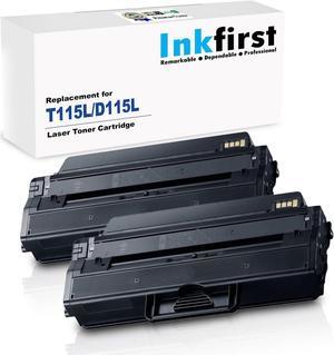 2 Inkfirst® Toner Cartridges D115L (MLT-D115L) Compatible Remanufactured for Samsung D115L Black Xpress SL-M2620 SL-M2820 SL-M2670 SL-M2870 SL-M2880FW SL-M2830DW SL-M2820DW SL-M2870FW