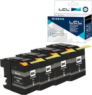 LCL Compatible for Brother LC109 LC109BK LC105 XXL 2400 Pages Super High Yield (5-Pack Black) Ink Cartridge for Brother MFC-J6520DW J6720DW J6920DW