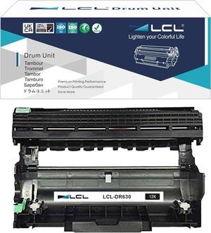 LCL Compatible for Brother DR630 DR-630 12000 Pages (1-Pack, Black) Drum Unit for Brother HL-L2300D HL-L2365DW HL-L2340DW HL-L2320D HL-L2360DW HL2380DW HL-L2360DN MFC-L2700DW MFC-L2720DW MFC-L2740DW