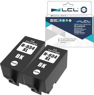 LCL Compatible for HP 934XL (2-Pack, Black) Ink Cartridge for HP Officejet Pro 6830 6230 6815 6835 6812 6820 6220 Printers HP OfficeJet Pro 6836, OfficeJet 6220 6800 6822 6825 Printers