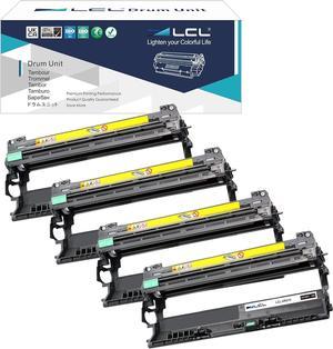 LCL Remanufactured for DR-210 DR210 DR210CL DR-210CL for Black or Cyan or Magenta or Yellow (4-Pack) Drum Unit for Brother MFC 9125CN 9125CN HL 3045CN 3040CN 3070CW 3070CW 3075CW 3075CW MFC 9010CN