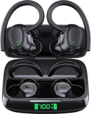 Wireless Earbuds, KORSKR Bluetooth Earbuds Touch Control Ear Buds Hi-Fi Stereo 42H Playtime Bluetooth 5.3 Earphones IPX6 Waterproof Wireless Headphones with Microphone Fast Charging Case for Sports