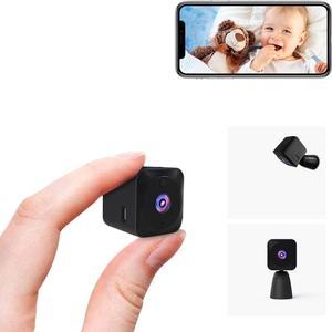 Spy Camera WiFi Mini Hidden Camera 4K HD Clear Live Video Long Standby Time Tiny Spy Cam Compact Indoor Wireless Hidden Security Camera with Phone App Easy Setup Smallest Home Surveillance Nanny Cam