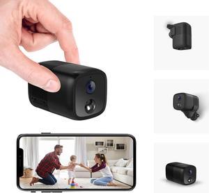 Spy Camera WiFi Mini Camera, UCOCARE Wireless Camera Surveillance Interieur, 120 Days Battery Life, 2MP/1080P Wire-Free Portable, Smart Human Detection, 150° Wider Angle, 2-Way Talk, 10M Night Vision