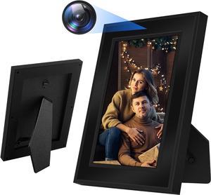 Hidden Camera Photo Frame, Spy Picture Frame Camera, Full HD 1080P Secret Nanny Cam with Motion Detection, Loop Recording for Indoor Home Office Bedroom Family Security, No WiFi up to 128GB