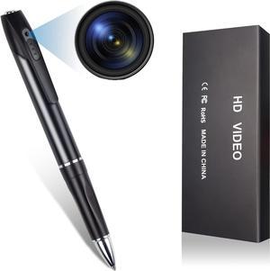 Spy Camera Pen Hidden Camera-Mini Spy Pen FHD 1080P, Hidden Cameras Spy Cam Nanny Cam, Portable Rechargeable Pen Security Surveillance Camera with 32G SD Card