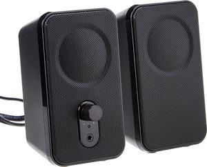 Basics Computer Speakers for Desktop or Laptop PC | AC-Powered (US Version)