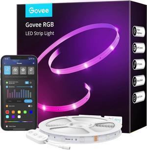 Govee 50ft Smart LED Light Strips WiFi LED Lights Work with Alexa  Google Assistant Color Changing LEDs with App Control Music Sync RGB Strip Lights for Bedroom Party Valentines Day