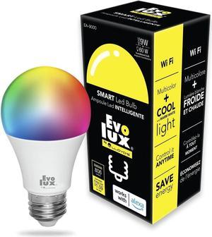 WiFi LED Dimmable Smart Light Bulbs - Smart Bulb Compatible with Alexa, 806 Lumens, Easy to Set Up, Energy Saver for 2.4 GHz Networks No Hub Required - Multicolor + Warm & Cool White Light (1)