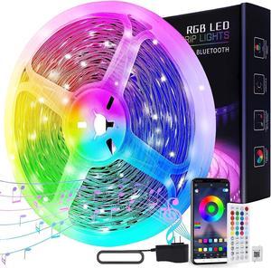 ZXMEAN Led Lights 65.6ft/20M,Ultra Long Music Sync Smart RGB LED Strip Lights with Bluetooth APP Control 44 Keys Remote, Color Changing Led Lights Strip for Bedroom Christmas Party Home Decoration