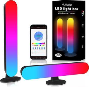 LED Light Bar, 2 Pack Smart Led Light Strips, TV LED Backlight Strip, RGB Light Bars Ambiance with Scene Modes,Music Modes,Gaming Lights for Room, Led Light Bar Indoor fo Decorations