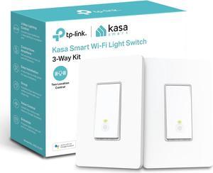 Kasa Smart 3-Way Light Switch Kit by TP-Link (HS210 KIT) - Neutral Wire and 2.4GHz Wi-Fi Connection Required, Works with Alexa and Google Home, No Hub Required, UL Certified, 2-Pack