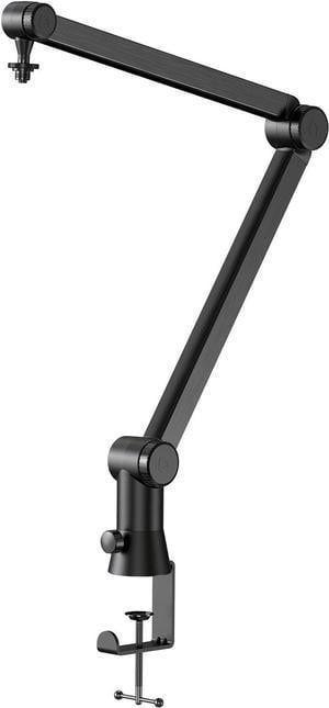 YOUSHARES Microphone Boom Arm - Hidden Cables Premium Microphone Arm Desk Microphone Stands Compatible with Blue Yeti USB Mic and Most Microphones for Professional Studio, Podcaster, Streaming