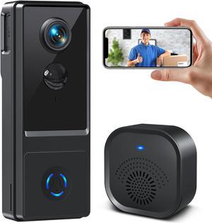 XTU Doorbell Camera Wireless - Video Doorbell Camera with Wireless Chime, Voice Changer,2 Way Audio, AI Smart Human Detection, Night Vision, Cloud Storage, Real Time Alert for Home, 2024 Updated.