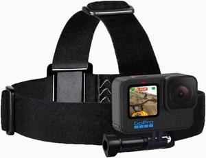 Sametop Head Strap Mount Compatible with GoPro Hero 12, 11, 10, 9, 8, Hero 7 Black, 7 Silver, 7 White, Hero 6, 5, 4, Session, 3+, 3, 2, 1, Hero (2018), Fusion, Max, DJI Osmo Action Cameras