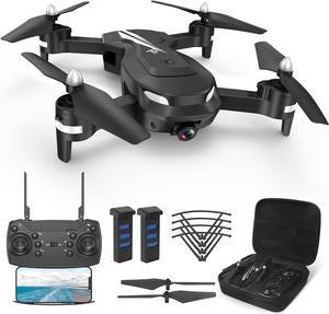 FERIETELF T26 Drone for Adults with 1080P HD Camera, FPV Drone Live Video, RC Drone with 24mins Flight/Altitude Hold/Headless Mode/Gravity Sensor for Kids Beginners